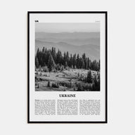 Ukraine Travel B&W No 2 Poster