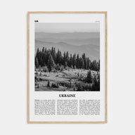 Ukraine Travel B&W No 2 Poster
