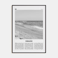 Ukraine Travel B&W No 3 Poster