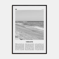 Ukraine Travel B&W No 3 Poster