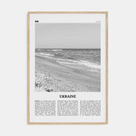 Ukraine Travel B&W No 3 Poster