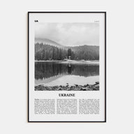 Ukraine Travel B&W No 4 Poster