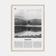 Ukraine Travel B&W No 4 Poster