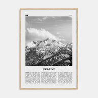 Ukraine Travel B&W No 5 Poster