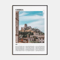 Umbria Travel Color Poster