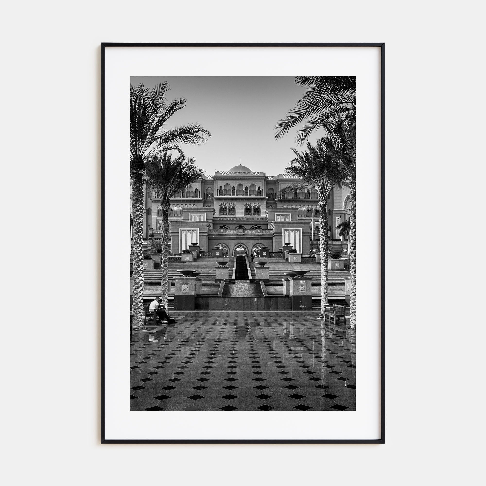 United Arab Emirates Photo B&W Poster