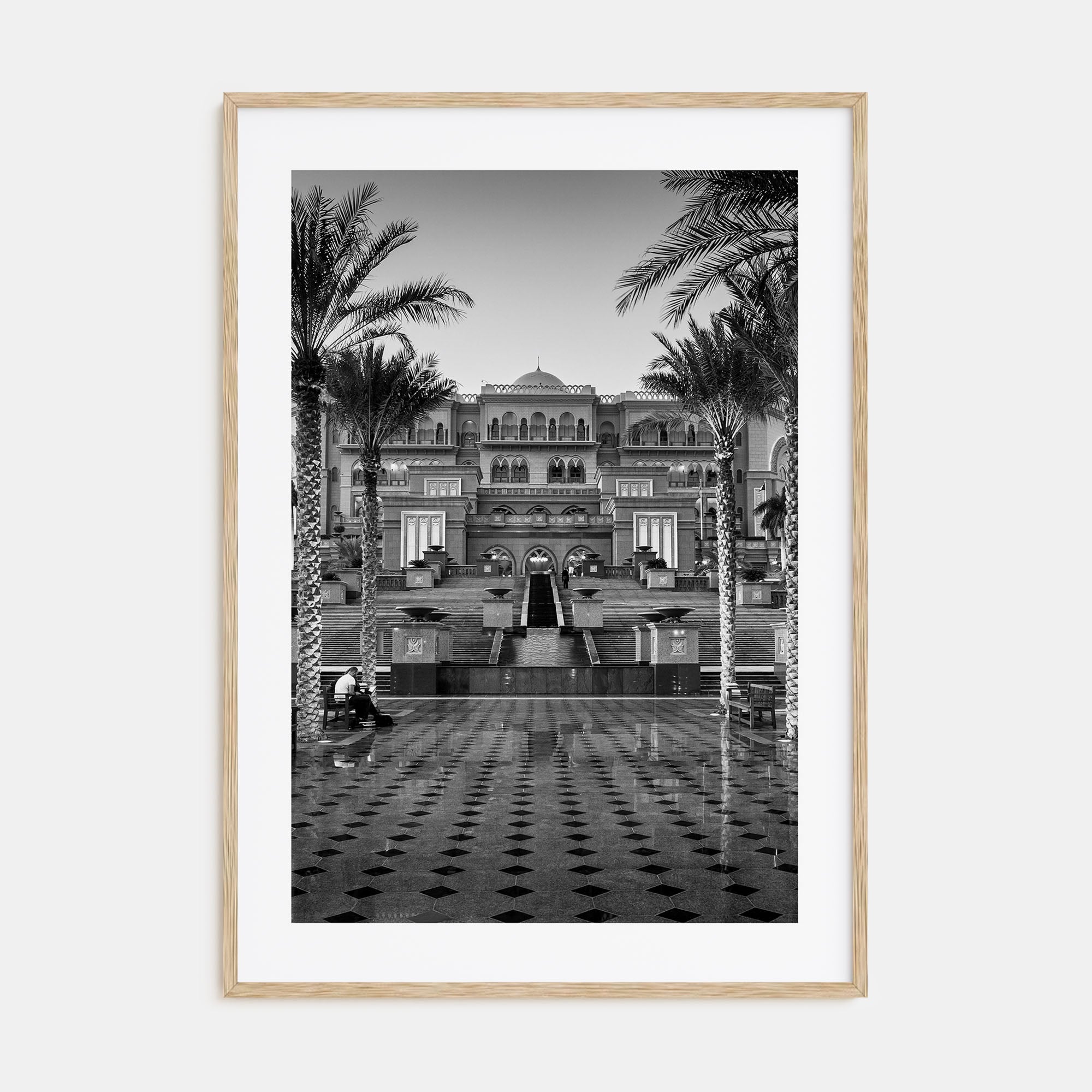 United Arab Emirates Photo B&W Poster