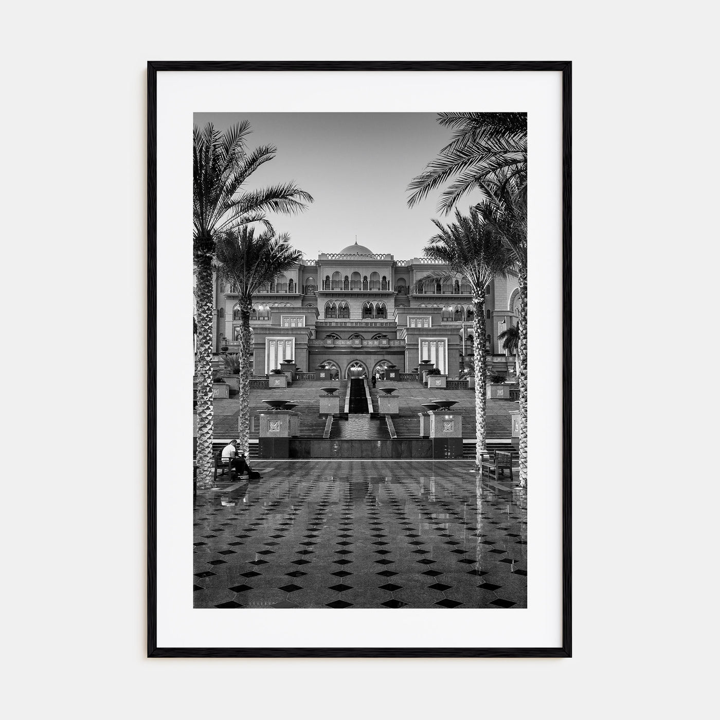 United Arab Emirates Photo B&W Poster