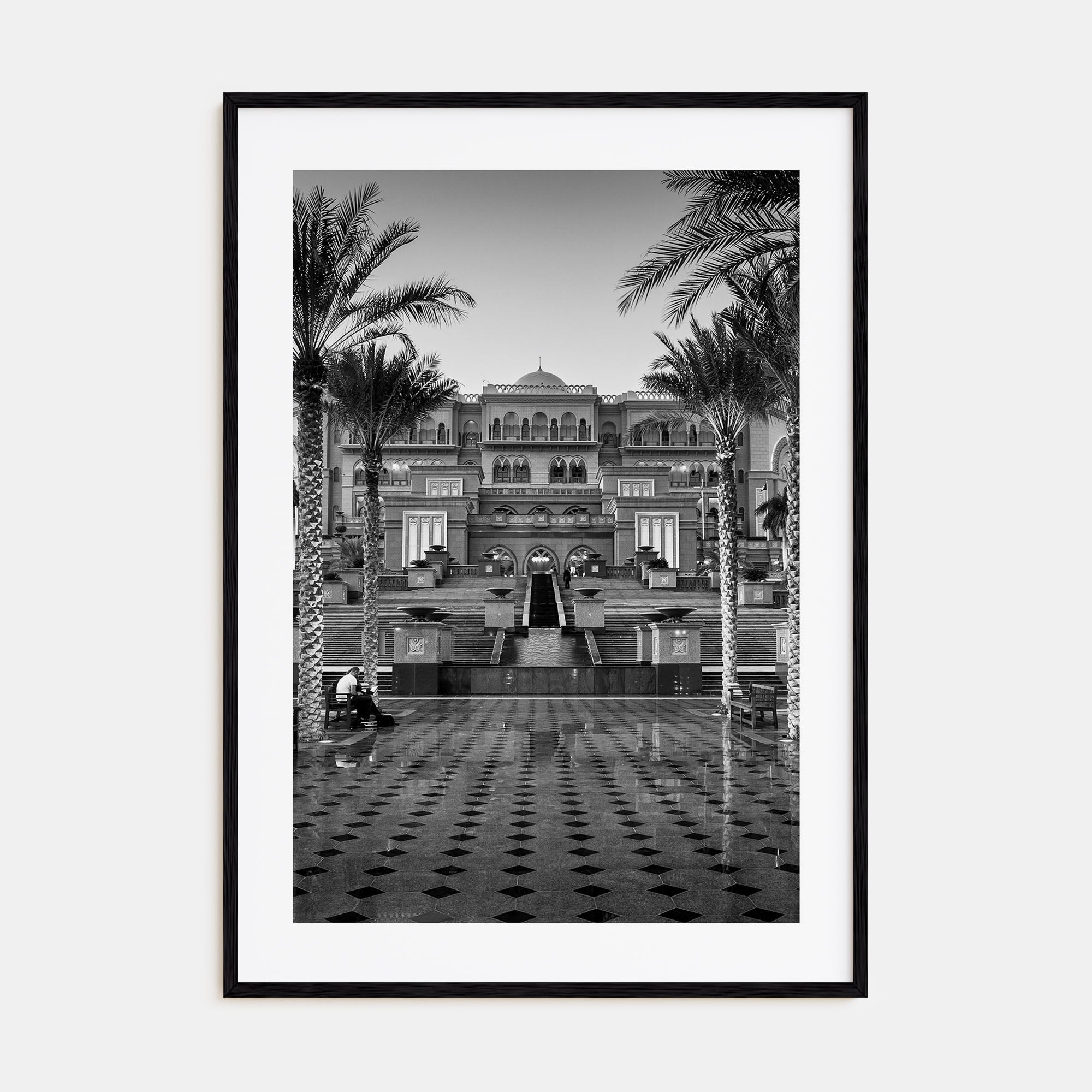 United Arab Emirates Photo B&W Poster