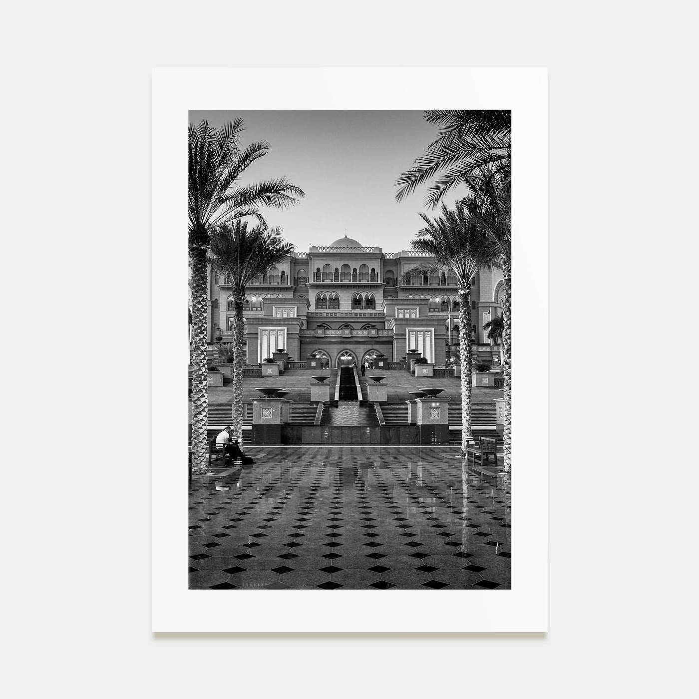 United Arab Emirates Photo B&W Poster