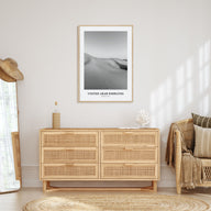 United Arab Emirates Portrait B&W Poster