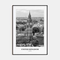 United Kingdom Portrait B&W No 1 Poster