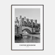 United Kingdom Portrait B&W No 2 Poster