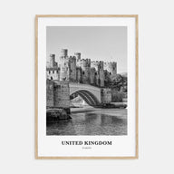 United Kingdom Portrait B&W No 2 Poster