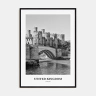 United Kingdom Portrait B&W No 2 Poster