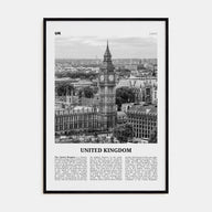 United Kingdom Travel B&W No 1 Poster