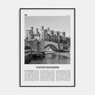 United Kingdom Travel B&W No 2 Poster