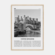 United Kingdom Travel B&W No 2 Poster