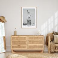 United States of America Portrait B&W No 1 Poster