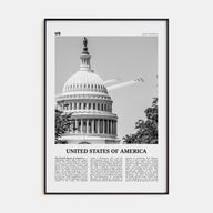 United States of America Travel B&W No 2 Poster