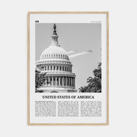 United States of America Travel B&W No 2 Poster