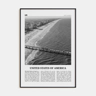 United States of America Travel B&W No 3 Poster
