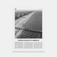 United States of America Travel B&W No 3 Poster