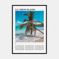 United States Virgin Islands Travel Color Poster