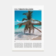 United States Virgin Islands Travel Color Poster