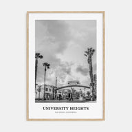 University Heights Portrait B&W Poster