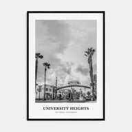 University Heights Portrait B&W Poster