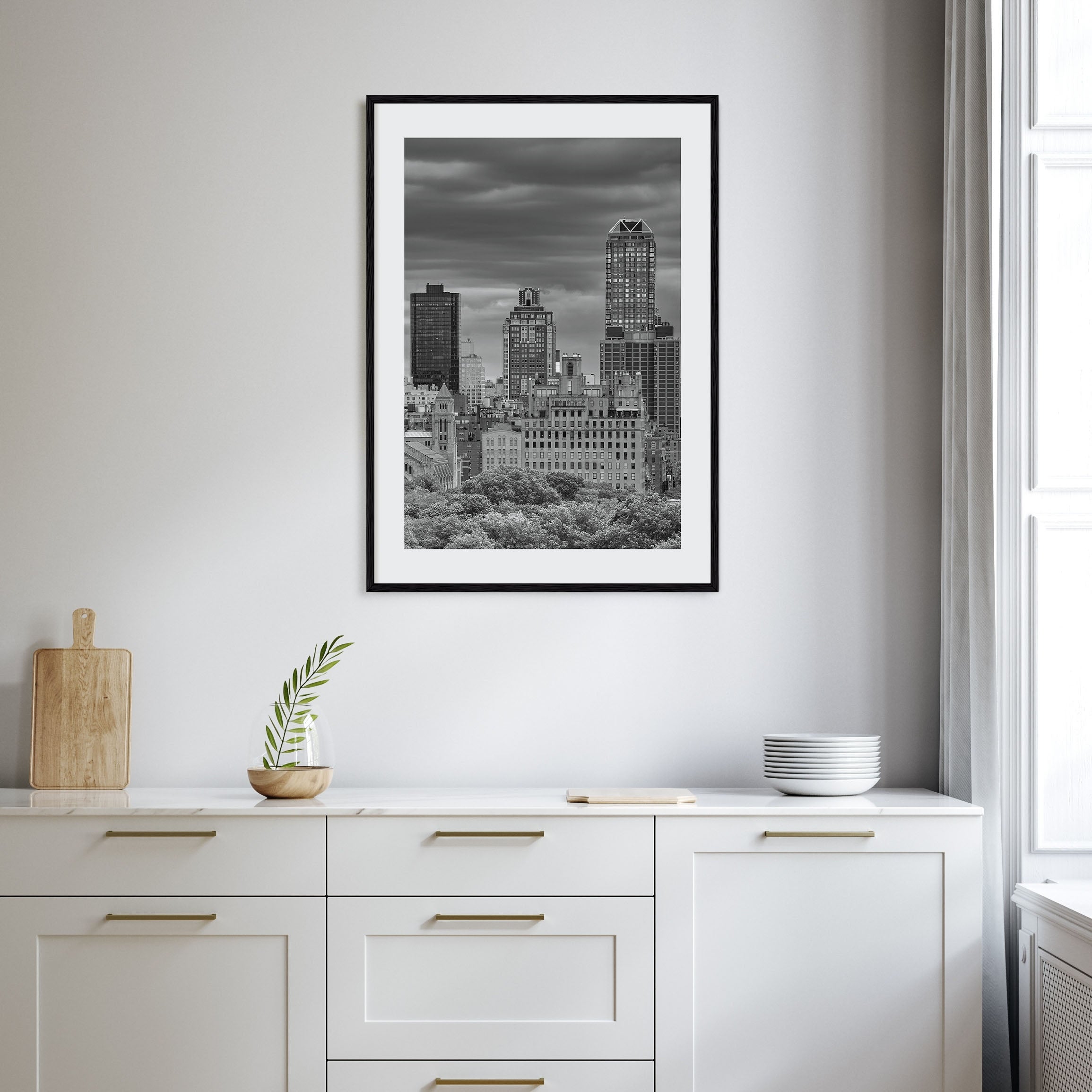 Upper East Side Photo B&W Poster