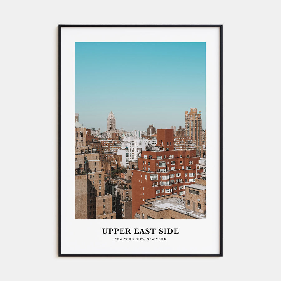 Upper East Side Portrait Color Poster