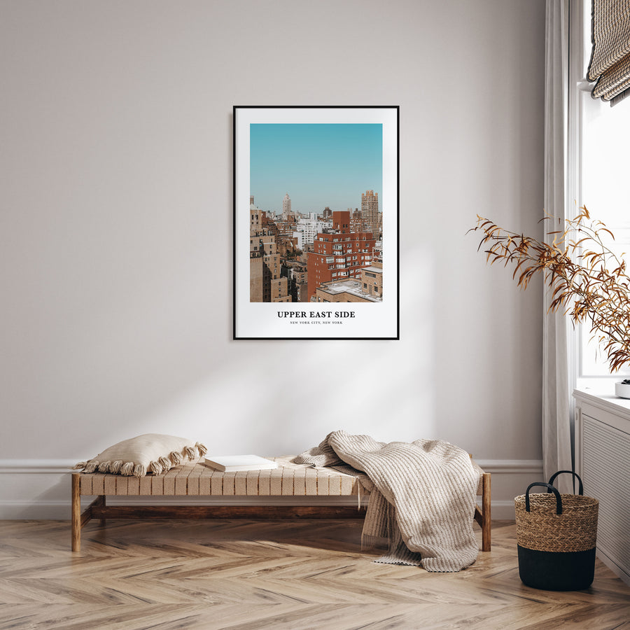 Upper East Side Portrait Color Poster