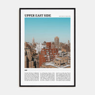 Upper East Side Travel Color Poster