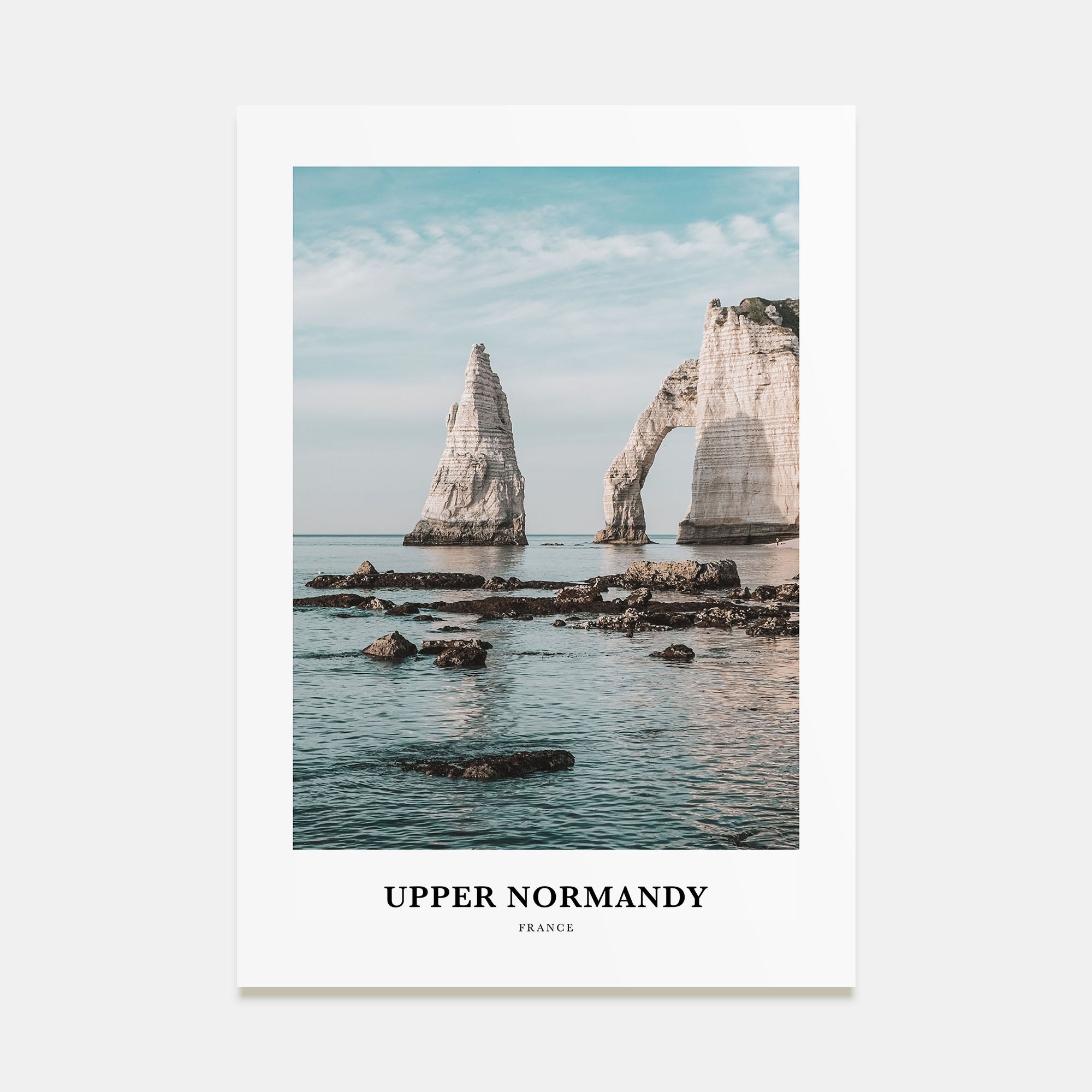 Upper Normandy Portrait Color Poster