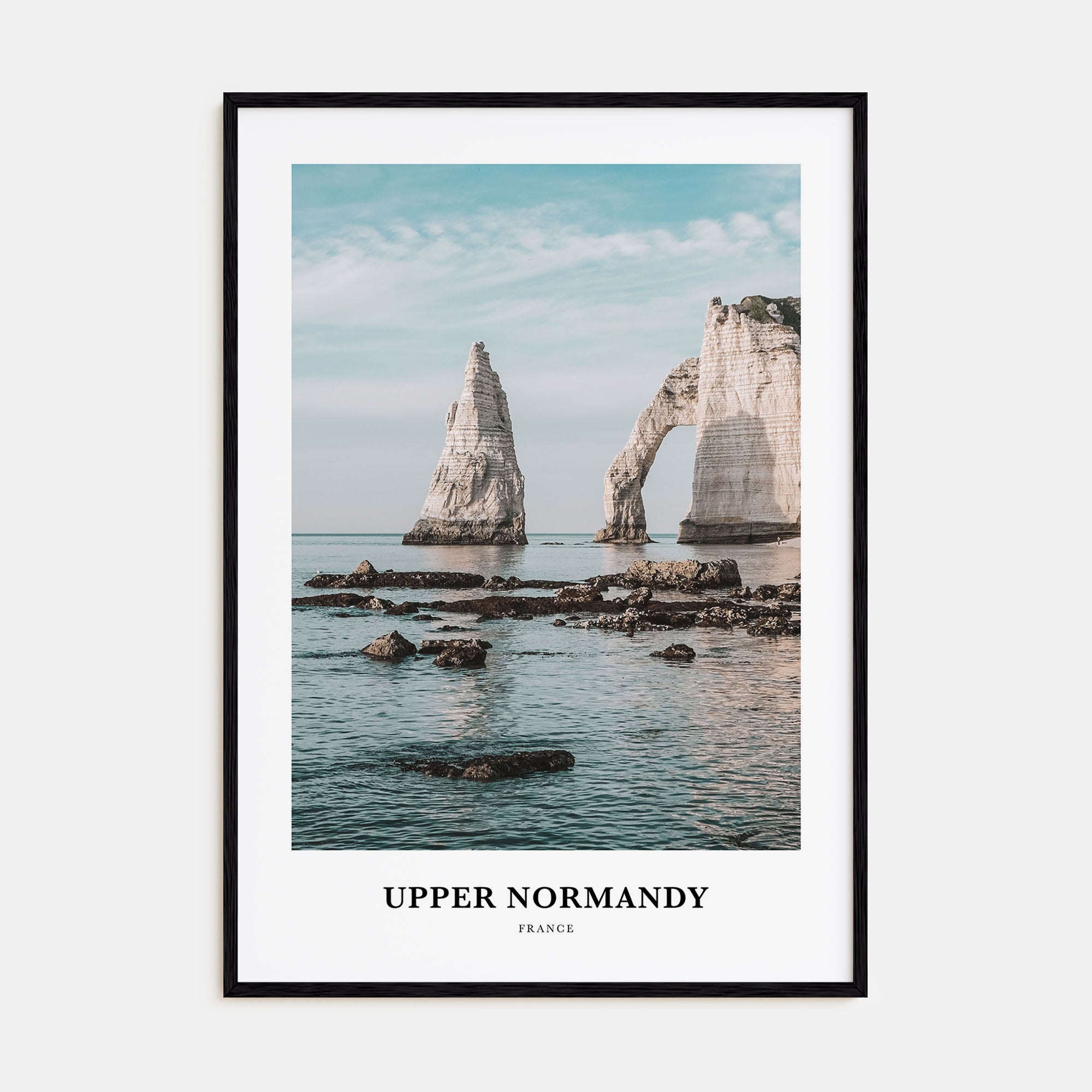 Upper Normandy Portrait Color Poster