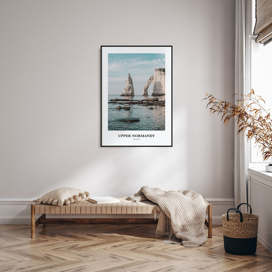 Upper Normandy Portrait Color Poster