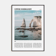 Upper Normandy Travel Color Poster