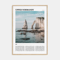 Upper Normandy Travel Color Poster