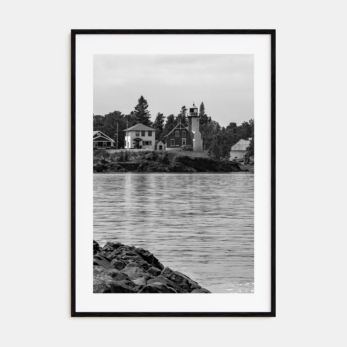 Upper Peninsula Photo B&W Poster