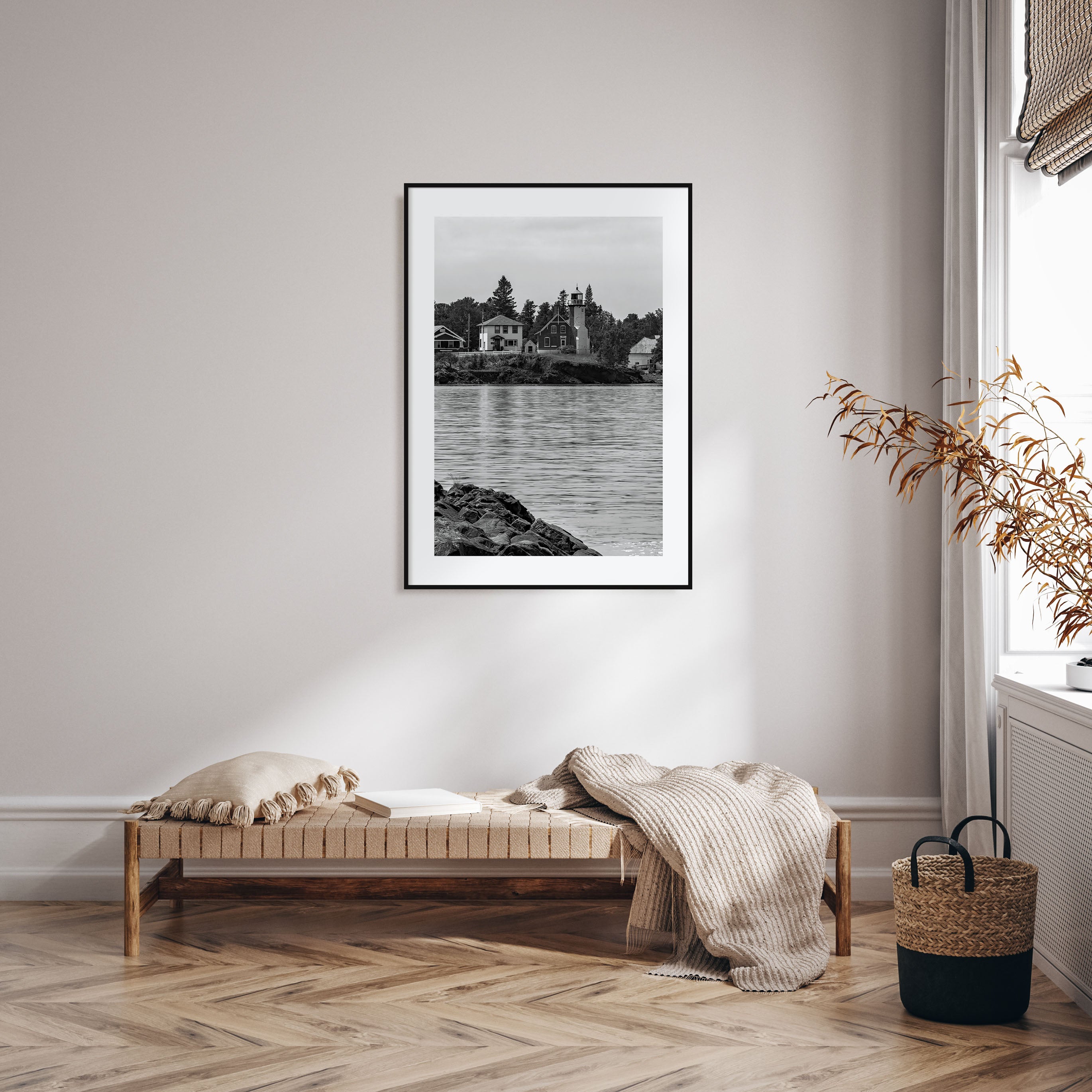 Upper Peninsula Photo B&W Poster