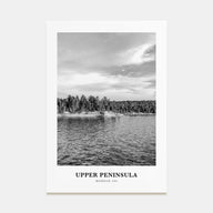 Upper Peninsula Portrait B&W Poster