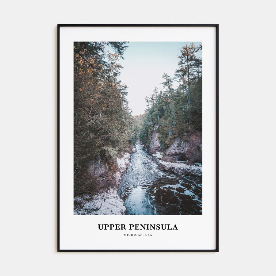 Upper Peninsula Portrait Color Poster