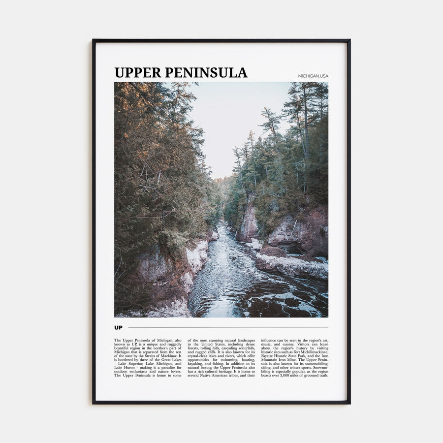 Upper Peninsula Travel Color Poster