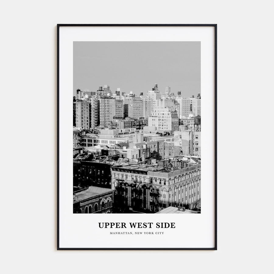 Upper West Side Portrait B&W Poster