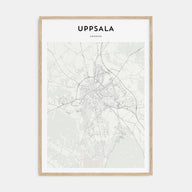 Uppsala Map Portrait Poster