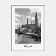 Uppsala Portrait B&W Poster