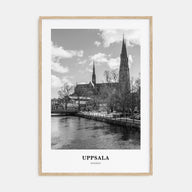 Uppsala Portrait B&W Poster