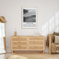 Upstate New York Travel B&W Poster